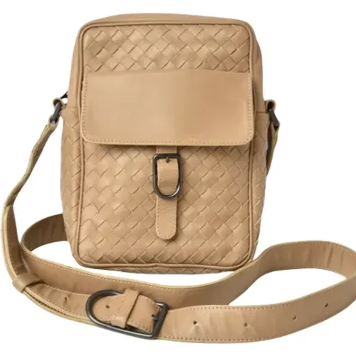 Pre-owned Camel Leather Bottega Veneta Shoulder Bag , female, Sizes: ONE SIZE - Bottega Veneta Vintage - Modalova