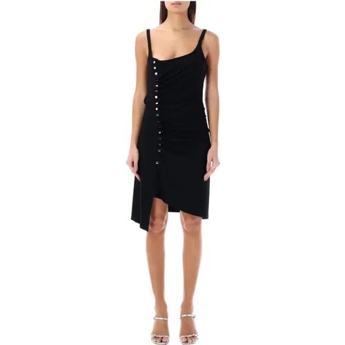 Draped Mini Dress , female, Sizes: L, 2XS - Paco Rabanne - Modalova