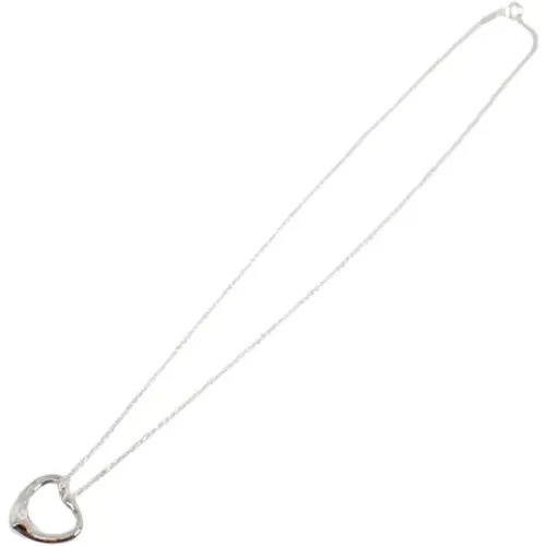 Pre-owned Jewellery, female, , Size: ONE SIZE Pre-owned Silver necklaces - Tiffany & Co. Pre-owned - Modalova