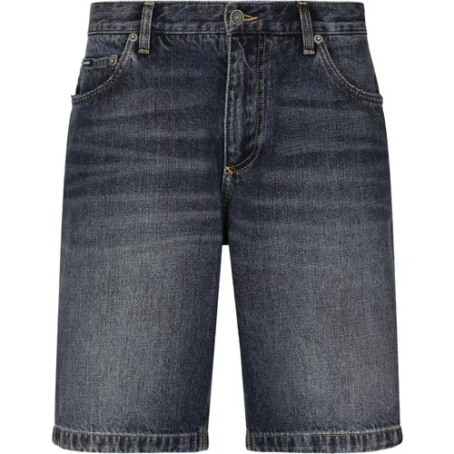 Denim Shorts , Herren, Größe: M - Dolce & Gabbana - Modalova