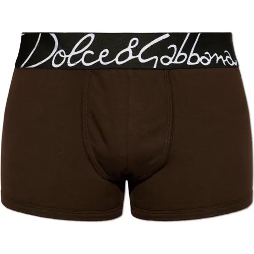 Boxershorts mit Logo - Dolce & Gabbana - Modalova