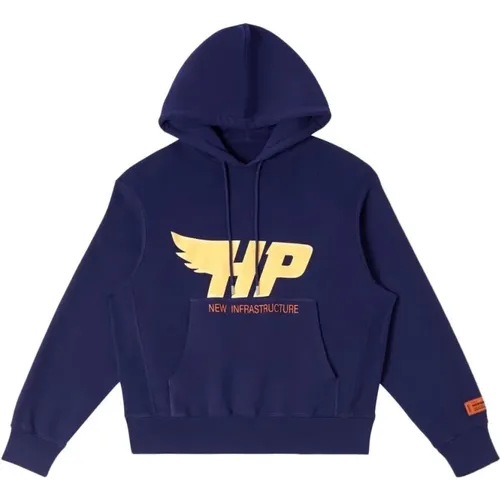 HP FLY Hoodie Size: XL, colour: Navy , male, Sizes: M, S - Heron Preston - Modalova
