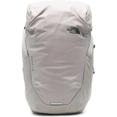 Backpacks, male, , Size: ONE SIZE Light Grey Backpack with Zip Fastening - The North Face - Modalova
