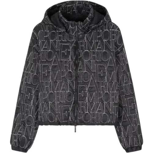 Winter Jackets, female, , Size: S Bomber Jacket - Emporio Armani - Modalova