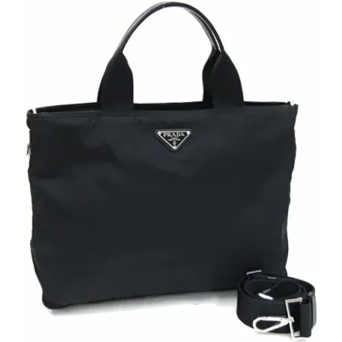 Pre-owned Tote Bags, female, , Size: ONE SIZE Pre-owned Nylon prada-bags - Prada Vintage - Modalova