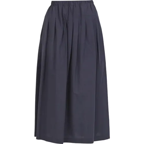 Denim Skirt with Elastic Waist , female, Sizes: M, 2XS, XS - Ottod'Ame - Modalova