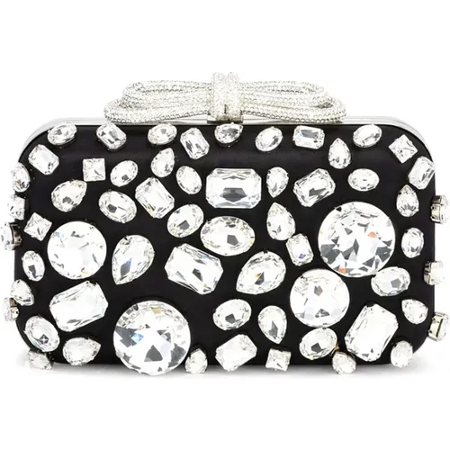 Stilvolle Schwarze Clutch Tasche - MACH & MACH - Modalova