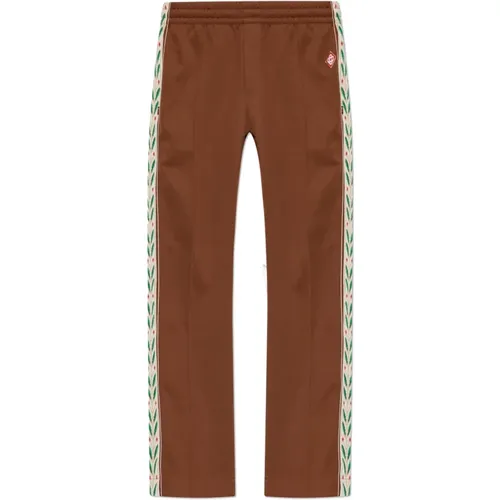 Sweatpants with side panels , male, Sizes: XL - Casablanca - Modalova