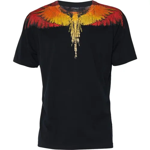 T-Shirts, male, , Size: M Printed Short Sleeve T-Shirt - Marcelo Burlon - Modalova