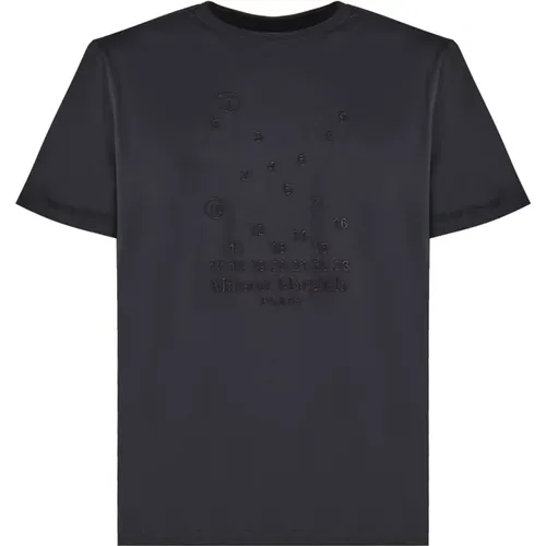 Sophisticated Cotton Jersey T-shirt , male, Sizes: XL, M - Maison Margiela - Modalova