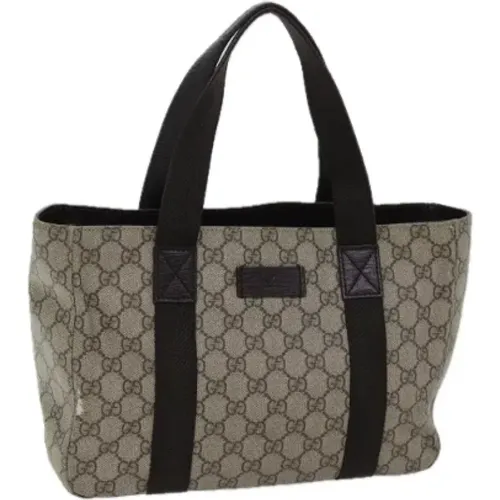 Pre-owned Tote Bags, female, , Size: ONE SIZE Pre-owned Leather handbags - Gucci Vintage - Modalova