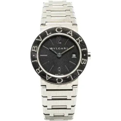 Pre-owned Stainless Steel watches , female, Sizes: ONE SIZE - Bvlgari Vintage - Modalova