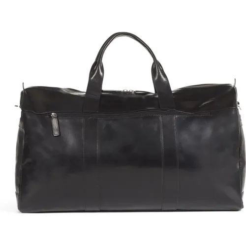 Leather Weekend Bag , male, Sizes: ONE SIZE - Howard London - Modalova