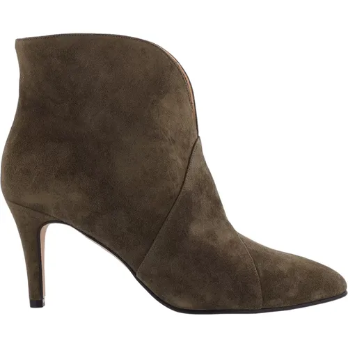 Suede Heeled Boots , female, Sizes: 7 UK, 6 UK, 8 UK - Toral - Modalova