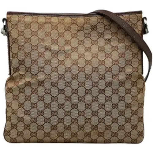 Pre-owned Canvas schultertasche - Gucci Vintage - Modalova