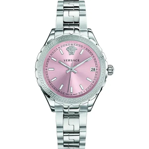 Hellenyium Lady Pink Watch , female, Sizes: ONE SIZE - Versace - Modalova