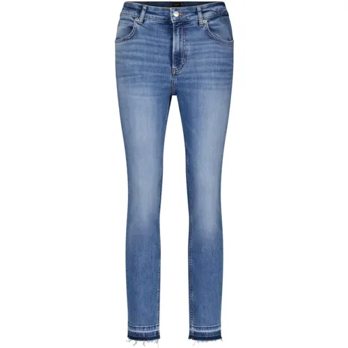 High-Waist Slim-Fit Denim Jeans , female, Sizes: W28, W27, W32 - Hugo Boss - Modalova
