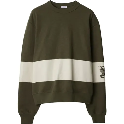 Natürlicher Pferde-Sweatshirt Khaki Band - Burberry - Modalova