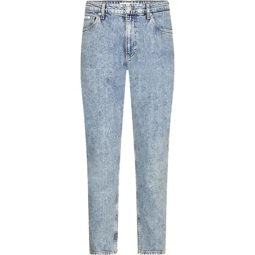 Upgrade deine Denim-Kollektion mit dieser Gerades Jeans für Männer , Herren, Größe: W34 - Calvin Klein - Modalova