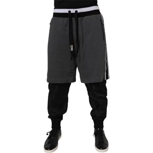 Sweatpants, male, , Size: M Jogger Pants - Dolce & Gabbana - Modalova