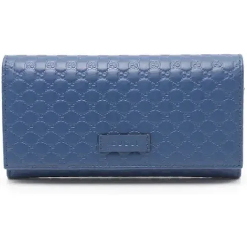 Pre-owned Leather wallets , female, Sizes: ONE SIZE - Gucci Vintage - Modalova