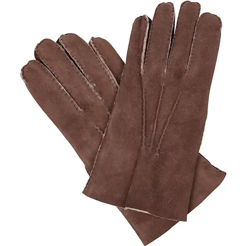 Gloves, unisex, , Size: L Handcrafted Shearling Gloves - Eleventy - Modalova