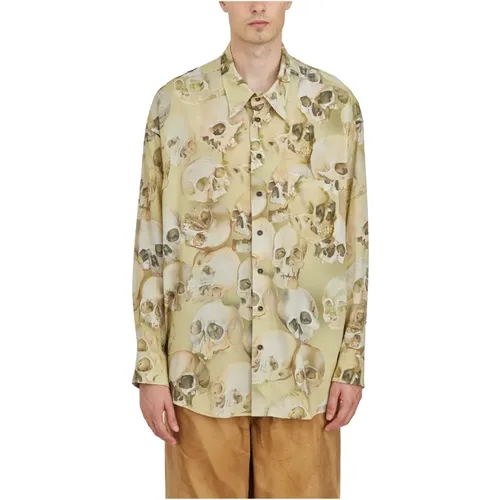 Casual Shirts, male, , Size: XS Viscose Fontanelle Shirt - Magliano - Modalova