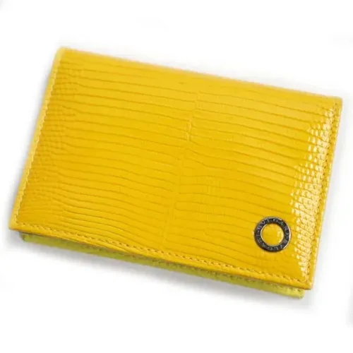 Pre-owned Wallets, female, , Size: ONE SIZE Pre-owned Leather wallets - Bvlgari Vintage - Modalova