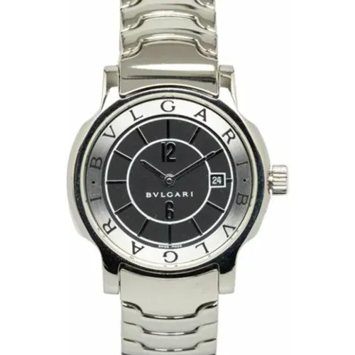 Pre-owned Watches, female, , Size: ONE SIZE Pre-owned Stainless Steel watches - Bvlgari Vintage - Modalova