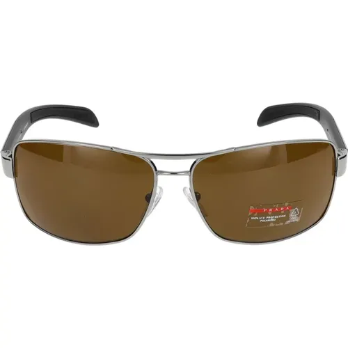 Sunglasses, male, , Size: 65 MM Sunglasses Linea Rossa 54Is Sole - Prada - Modalova