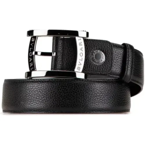 Pre-owned Belts, male, , Size: ONE SIZE Pre-owned Leather belts - Bvlgari Vintage - Modalova