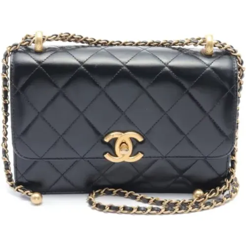 Pre-owned Leather chanel-bags , female, Sizes: ONE SIZE - Chanel Vintage - Modalova