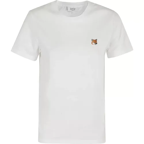 Fox Head Patch T-shirt , Herren, Größe: M - Maison Kitsuné - Modalova