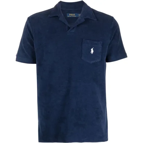Polo Shirt with Logo Patch , male, Sizes: L - Ralph Lauren - Modalova