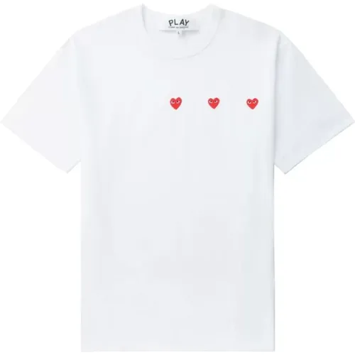 T-Shirts , Herren, Größe: 2XL - Comme des Garçons Play - Modalova