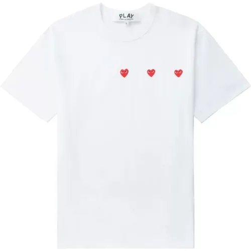 T-Shirts , male, Sizes: M, XL, L, S - Comme des Garçons Play - Modalova