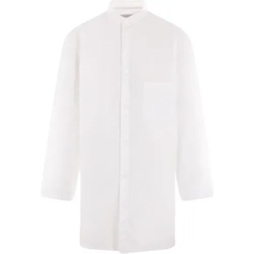 Oversized Cotton Poplin Shirt , male, Sizes: L - Yohji Yamamoto - Modalova