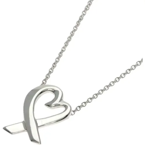 Pre-owned Jewellery, female, , Size: ONE SIZE Pre-owned Silver necklaces - Tiffany & Co. Pre-owned - Modalova