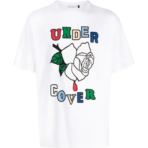 Weißes T-Shirt Uc2C3807 , Herren, Größe: XL - Undercover - Modalova