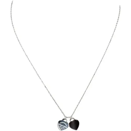 Pre-owned Jewellery, unisex, , Size: ONE SIZE Pre-owned Silver necklaces - Tiffany & Co. Pre-owned - Modalova