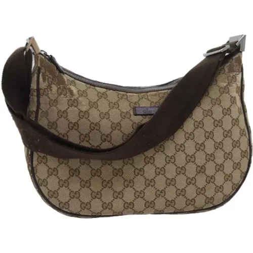 Pre-owned Shoulder Bags, female, , Size: ONE SIZE Pre-owned Canvas gucci-bags - Gucci Vintage - Modalova