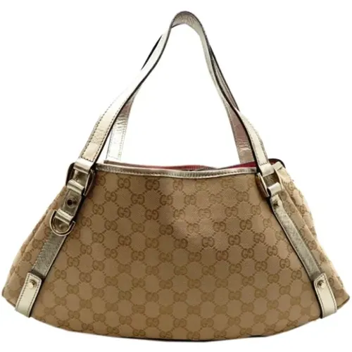 Pre-owned Tote Bags, female, , Size: ONE SIZE Pre-owned Canvas handbags - Gucci Vintage - Modalova