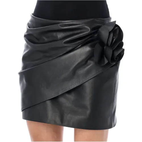 Short Skirts, female, , Size: S Leather Mini Skirt - Magda Butrym - Modalova