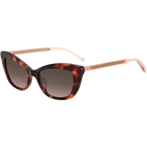 Merida/G/S Sunglasses in Havana/ , female, Sizes: 54 MM - Kate Spade - Modalova