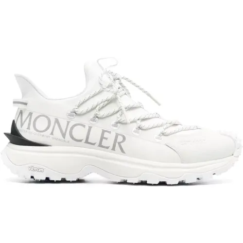 Weiße Low-Top Ripstop Sneakers , Herren, Größe: 39 EU - Moncler - Modalova