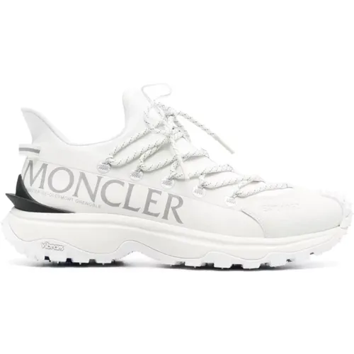 Weiße Low-Top Ripstop Sneakers - Moncler - Modalova