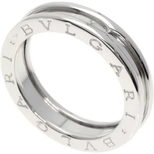 Pre-owned Jewellery, female, , Size: ONE SIZE Pre-owned White Gold rings - Bvlgari Vintage - Modalova