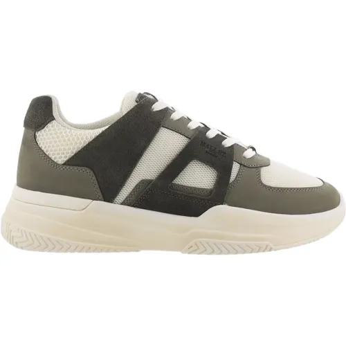 Green/White Marquess Sneaker , male, Sizes: 10 UK - Mallet Footwear - Modalova