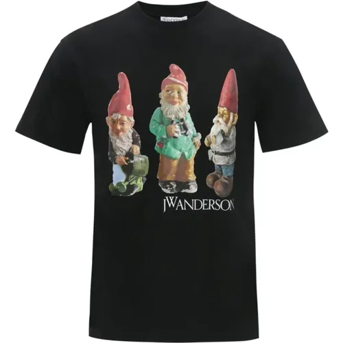 Graphic Print Gnome Trio T-Shirt , male, Sizes: L, XL, M - JW Anderson - Modalova