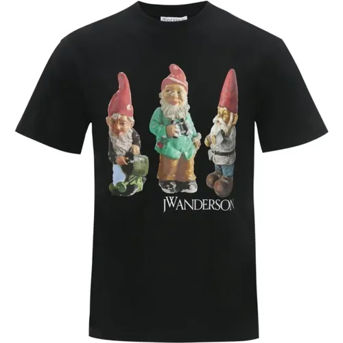 Graphic Print Gnome Trio T-Shirt , male, Sizes: L, XL, S, M - JW Anderson - Modalova